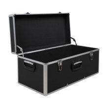 Caja de almacenamiento de aluminio para trabajo pesado grande Carrying Case M Black con S